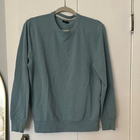 J. Crew Men's Light Blue Crewneck - Picture 3 of 4